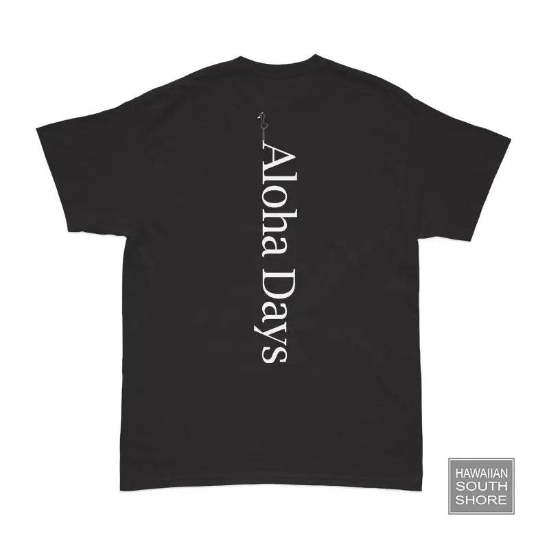 Aloha Days BOX ALOHA Made in Hawaii S-XL Black - CLOTHING - [Surfboards Surf Shop and Clothing Boutique Honolulu]