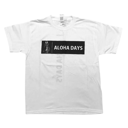 Aloha Days Box Logo 2 Kids Made in Hawaii S-XL Navy - CLOTHING - [Surfboards Surf Shop and Clothing Boutique Honolulu]