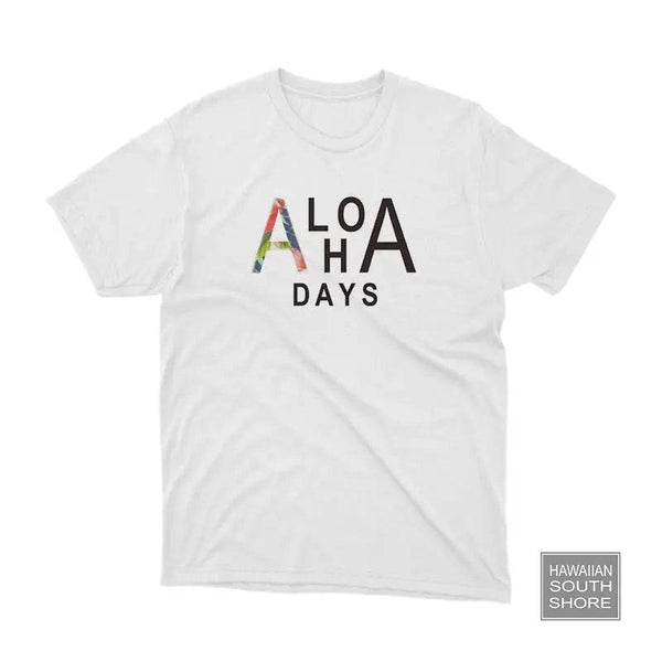 Aloha Days Hi Made in Hawaii S-2XL White - CLOTHING - [Surfboards Surf Shop and Clothing Boutique Honolulu]