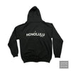 Aloha Days Hoodie Surf in Honolulu Hoodie Pineapple Made In Hawaii Black White - CLOTHING - [Surfboards Surf Shop and Clothing Boutique Honolulu]