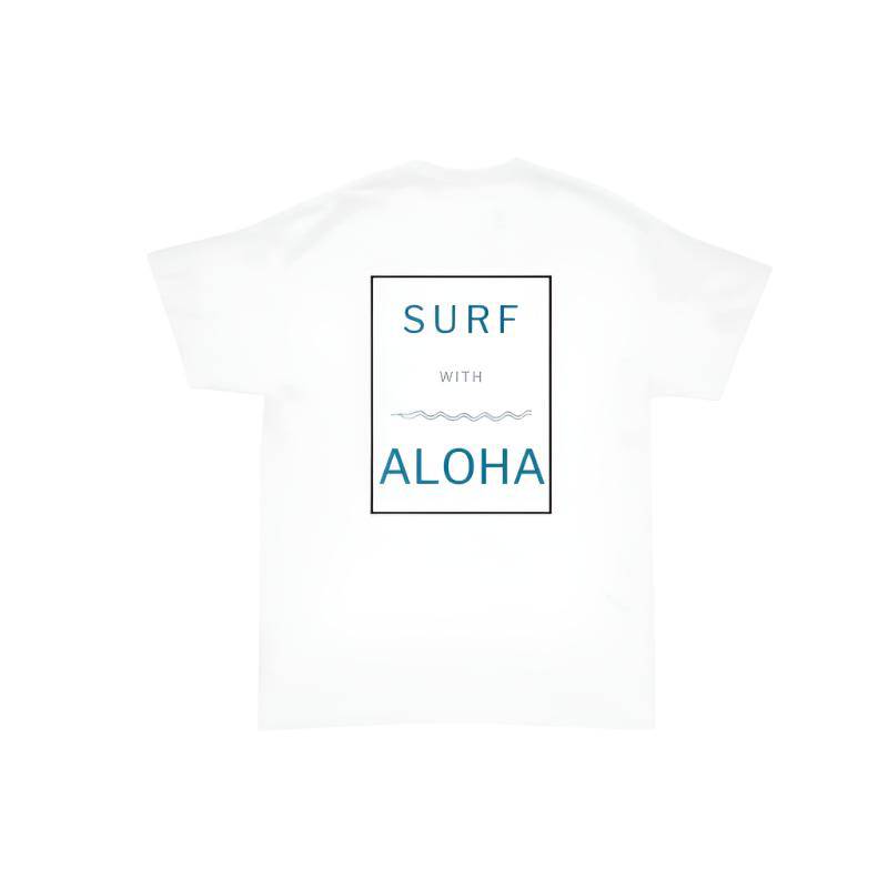 Aloha Days Kids T-Shirt Surf & Aloha Made in Hawaii (Med-Large) White - CLOTHING - [Surfboards Surf Shop and Clothing Boutique Honolulu]