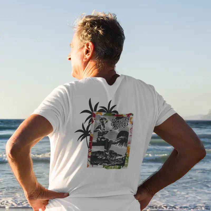 Aloha Days KY Retro HULA GIRL Made in Hawaii S-XL White Color - CLOTHING - [Surfboards Surf Shop and Clothing Boutique Honolulu]