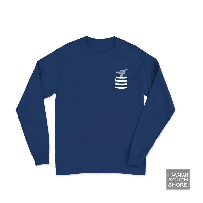 Aloha Days Longsleeves SHAKA Small Navy - CLOTHING - [Surfboards Surf Shop and Clothing Boutique Honolulu]