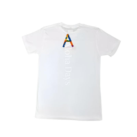 Aloha Days Ltd. BOX ALOHA Made in Hawaii S-XL White - CLOTHING - [Surfboards Surf Shop and Clothing Boutique Honolulu]