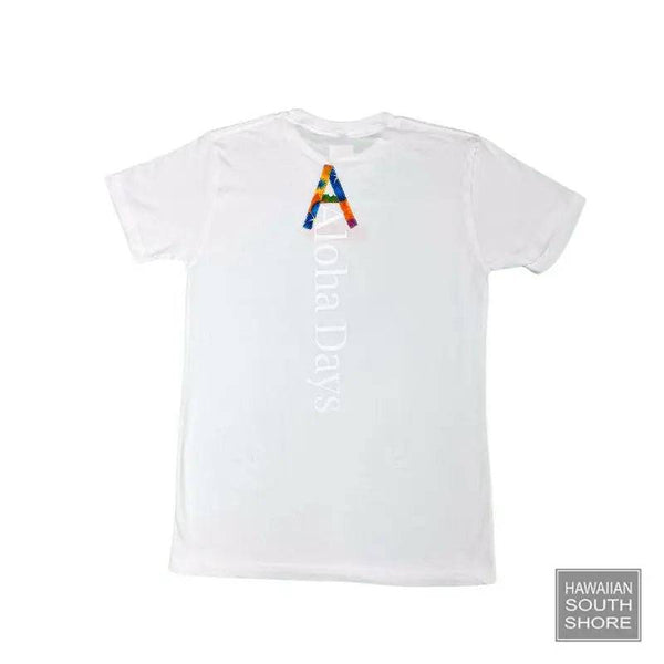 Aloha Days Ltd. BOX ALOHA Made in Hawaii S-XL White - CLOTHING - [Surfboards Surf Shop and Clothing Boutique Honolulu]