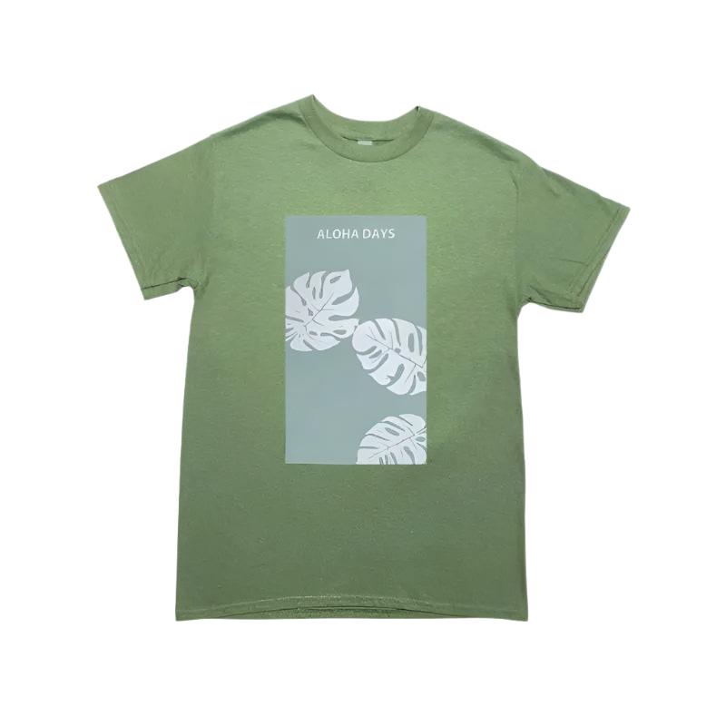 Aloha Days Monstera Ltd. Made in Hawaii M-XL Green - CLOTHING - [Surfboards Surf Shop and Clothing Boutique Honolulu]