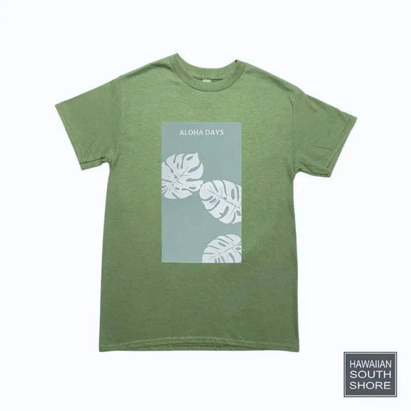 Aloha Days Monstera Ltd. Made in Hawaii M-XL Green - CLOTHING - [Surfboards Surf Shop and Clothing Boutique Honolulu]