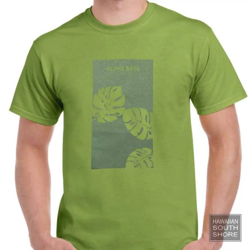 Aloha Days Monstera Made in Hawaii M-XL Green - CLOTHING - [Surfboards Surf Shop and Clothing Boutique Honolulu]