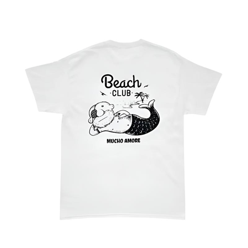 Aloha Days MUCHO AMORE Square Ltd. Made in Hawaii S-XL White - CLOTHING - [Surfboards Surf Shop and Clothing Boutique Honolulu]