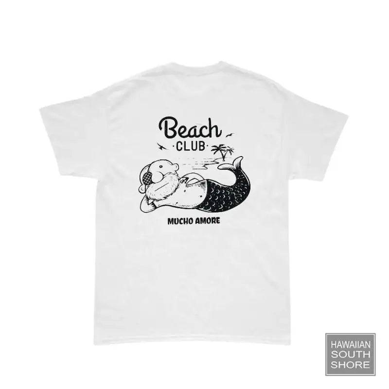 Aloha Days MUCHO AMORE Square Ltd. Made in Hawaii S-XL White - CLOTHING - [Surfboards Surf Shop and Clothing Boutique Honolulu]