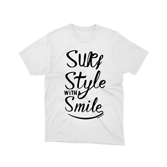 Aloha Days SMILE KIDS Made in Hawaii S-XL White - CLOTHING - [Surfboards Surf Shop and Clothing Boutique Honolulu]