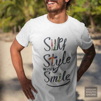 Aloha Days SMILE LTD Made in Hawaii S-XL White - CLOTHING - [Surfboards Surf Shop and Clothing Boutique Honolulu]