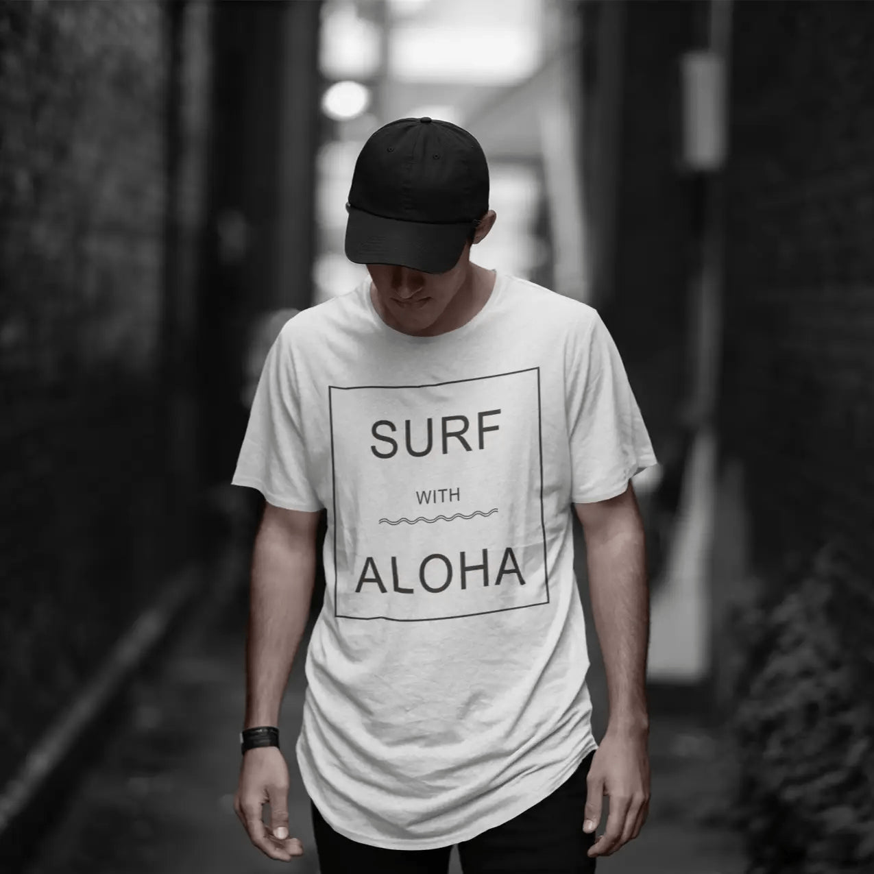 Aloha Days SURF &amp; ALOHA Made in Hawaii S-XL White - CLOTHING - [Surfboards Surf Shop and Clothing Boutique Honolulu]