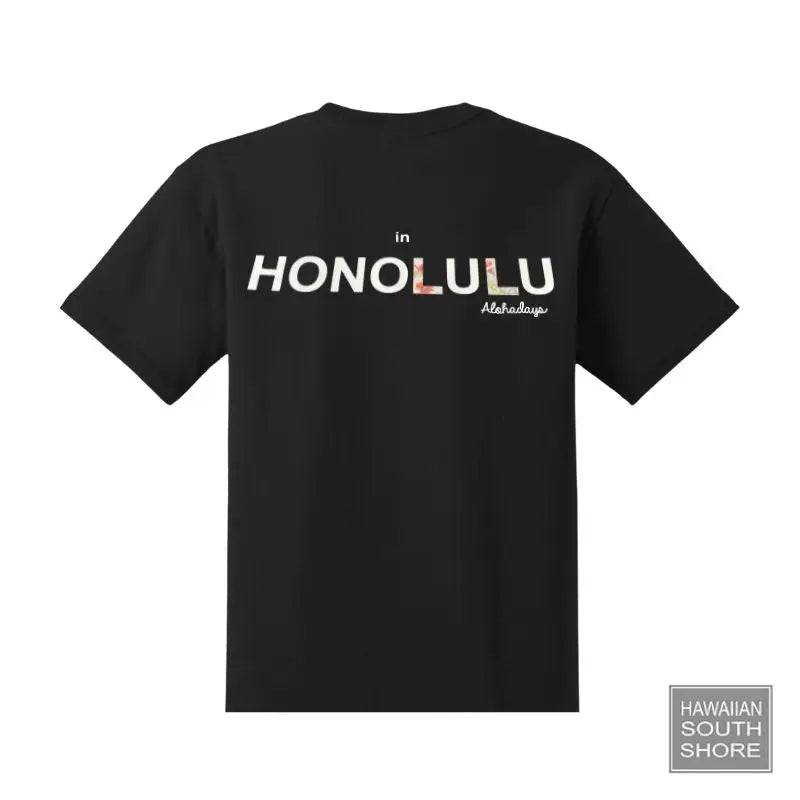 Aloha Days SURF IN HONOLULU S-XL Black - CLOTHING - [Surfboards Surf Shop and Clothing Boutique Honolulu]