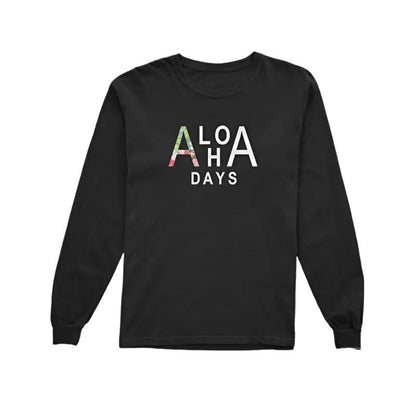 Aloha Days Sweater Hi Made in Hawaii Black - CLOTHING - [Surfboards Surf Shop and Clothing Boutique Honolulu]