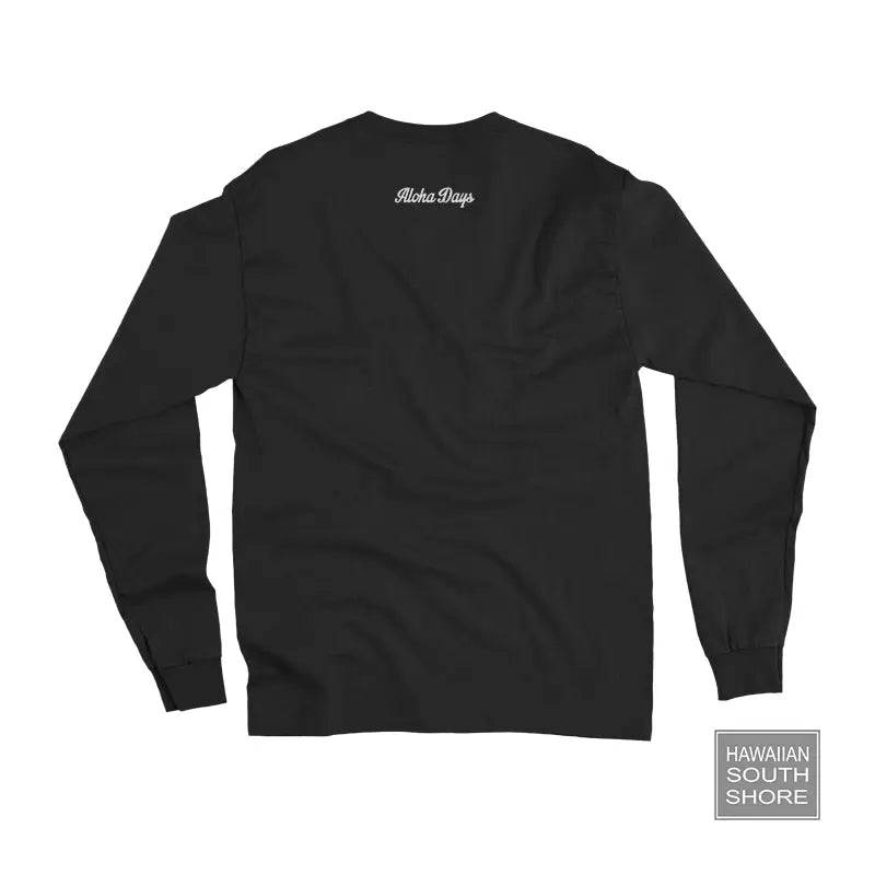 Aloha Days Sweater Hi Made in Hawaii Black - CLOTHING - [Surfboards Surf Shop and Clothing Boutique Honolulu]