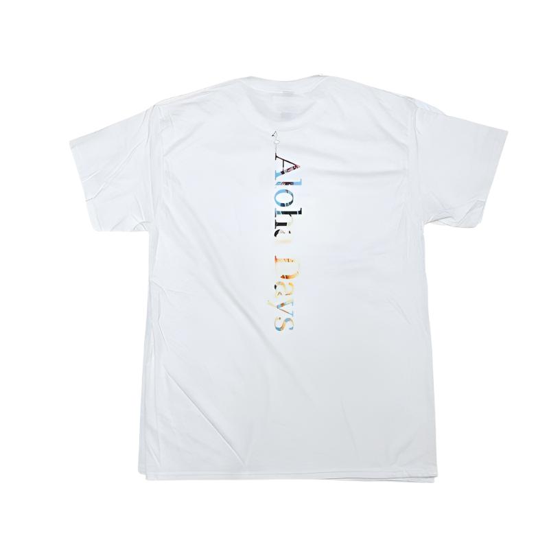 Aloha Days T-Shirt Box Logo LTD. Small-Large White Blue - CLOTHING - [Surfboards Surf Shop and Clothing Boutique Honolulu]