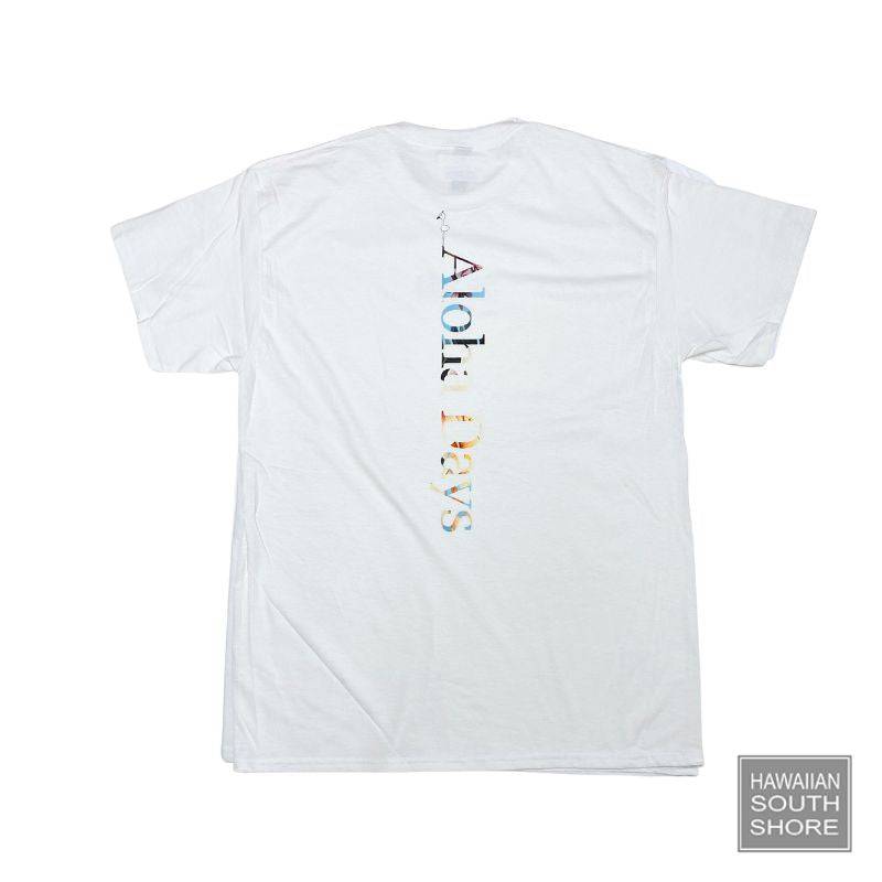 Aloha Days T-Shirt Box Logo LTD. Small-Large White Blue - CLOTHING - [Surfboards Surf Shop and Clothing Boutique Honolulu]