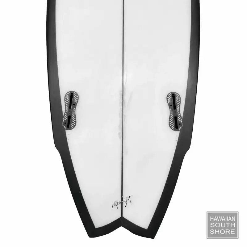 CHRISTENSON Lane Splitter (5'8-6'0) Twin Fin FCS II Clear Sand Black Rails - SHOP SURFBOARDS - [Surfboards Surf Shop and Clothing Boutique Honolulu]