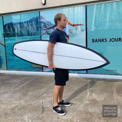 CHRISTENSON OP1 (5'10) 3 Fin FCS II Clear Sand Black Rails - SHOP SURFBOARDS - [Surfboards Surf Shop and Clothing Boutique Honolulu]