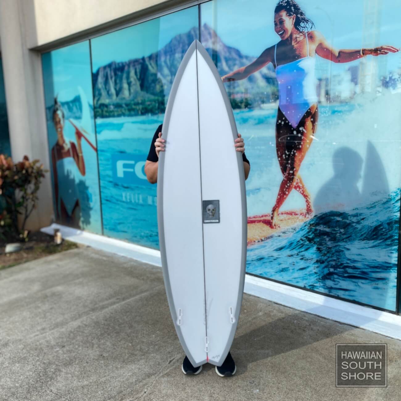 CHRISTENSON OP3 (5'10) 3 Fin FCS II Clear Sand Grey Rails - SHOP SURFBOARDS - [Surfboards Surf Shop and Clothing Boutique Honolulu]