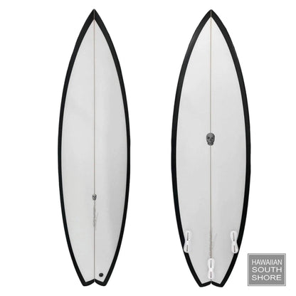 CHRISTENSON OP3 5'11 3 Fin FCS II Clear Sand Black Rails - SHOP SURFBOARDS - [Surfboards Surf Shop and Clothing Boutique Honolulu]