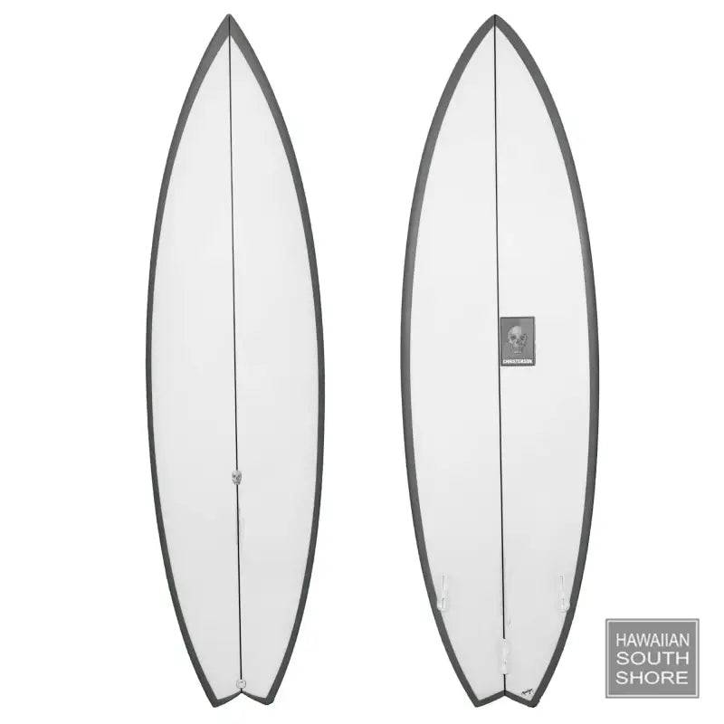 CHRISTENSON OP3 (6'3) 3 Fin FCS II Clear Sand Dark Grey Rails - SHOP SURFBOARDS - [Surfboards Surf Shop and Clothing Boutique Honolulu]