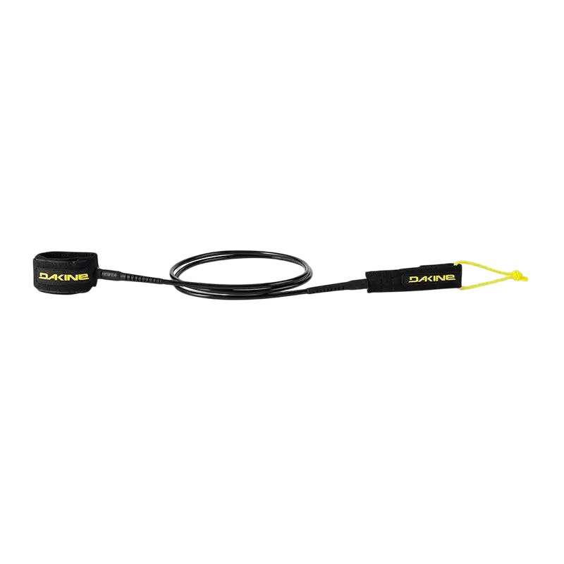 DAKINE Leash Kainui Team 10' Black Yellow Color - SHOP SURF ACC. - [Surfboards Surf Shop and Clothing Boutique Honolulu]