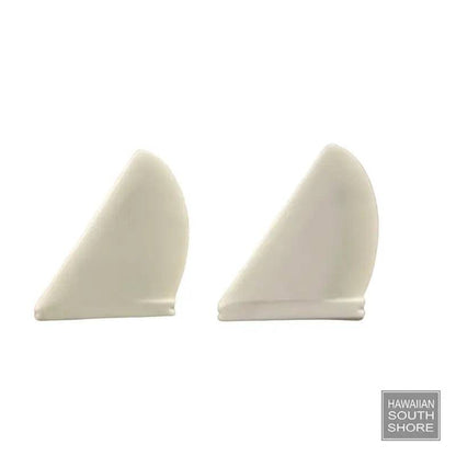 Takayama HALO Rear Quad Fin 4 3/4" FUTURES Solid White Color - SHOP SURF ACC. - [Surfboards Surf Shop and Clothing Boutique Honolulu]