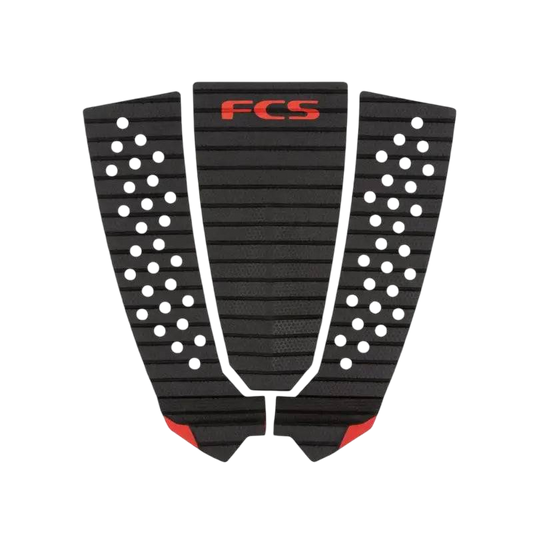 FCS Deck Pad Filipe Toledo Traction Charcoal Red - SHOP SURF ACC. - [Surfboards Surf Shop and Clothing Boutique Honolulu]