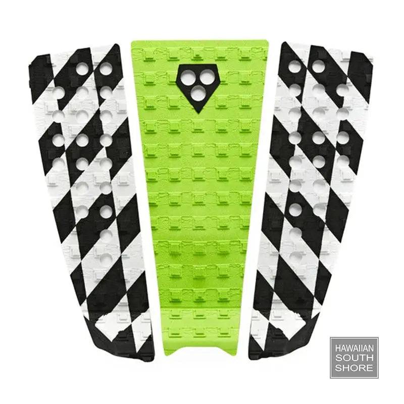 FCS Deck Pad GORILLA GRIP SERIES KYUSS TRACTION PAD Green Race Check - SHOP SURF ACC. - [Surfboards Surf Shop and Clothing Boutique Honolulu]