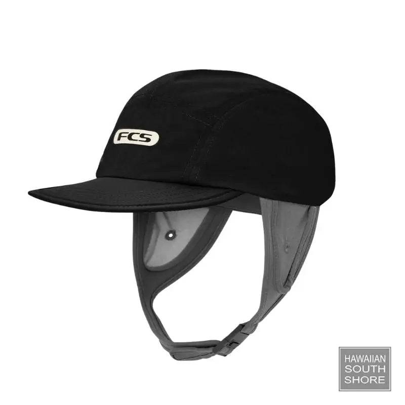 FCS Essential Surf Cap (Small-Large) Black - CLOTHING - [Surfboards Surf Shop and Clothing Boutique Honolulu]