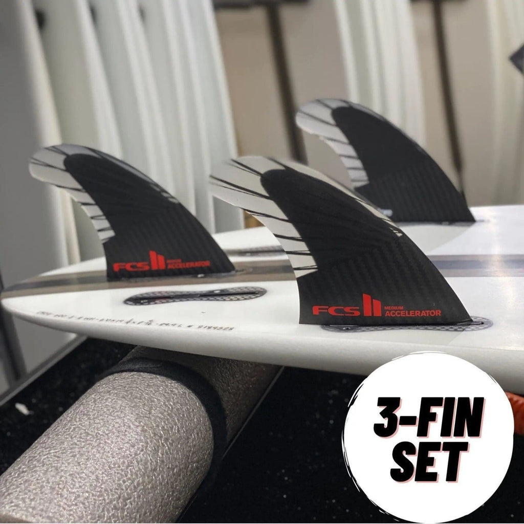 FCS II ACCELERATOR 3-Fin PC Carbon Medium Accelerator Template - SHOP SURF ACC. - [Surfboards Surf Shop and Clothing Boutique Honolulu]