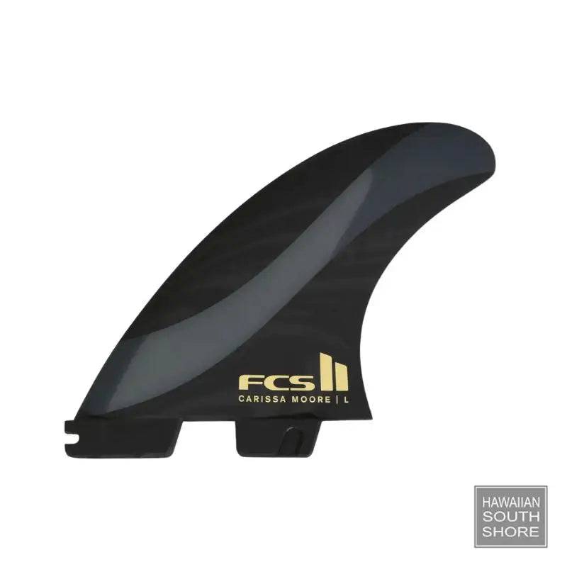 FCS II Carissa Moore 3 Fin Signature PC+Aircore Medium Blue Black - SHOP SURF ACC. - [Surfboards Surf Shop and Clothing Boutique Honolulu]