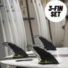 FCS II CARVER 3-Fin PC Carbon Large Carver Template Black - SHOP SURF ACC. - [Surfboards Surf Shop and Clothing Boutique Honolulu]