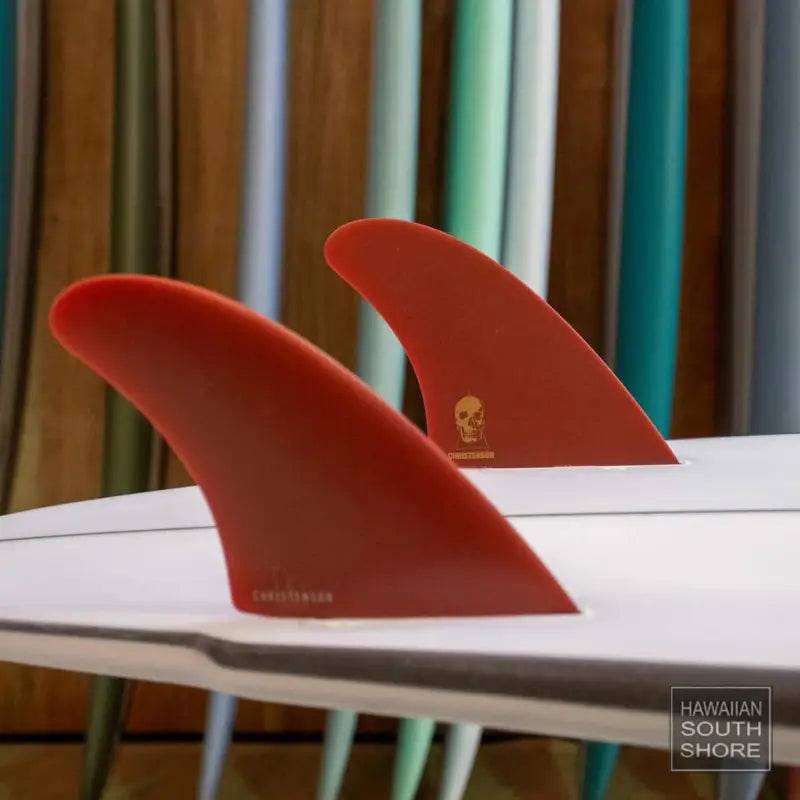 FCS II CHRIS CHRISTENSON Twin Fin PG M-L Blood Red - SHOP SURF ACC. - [Surfboards Surf Shop and Clothing Boutique Honolulu]