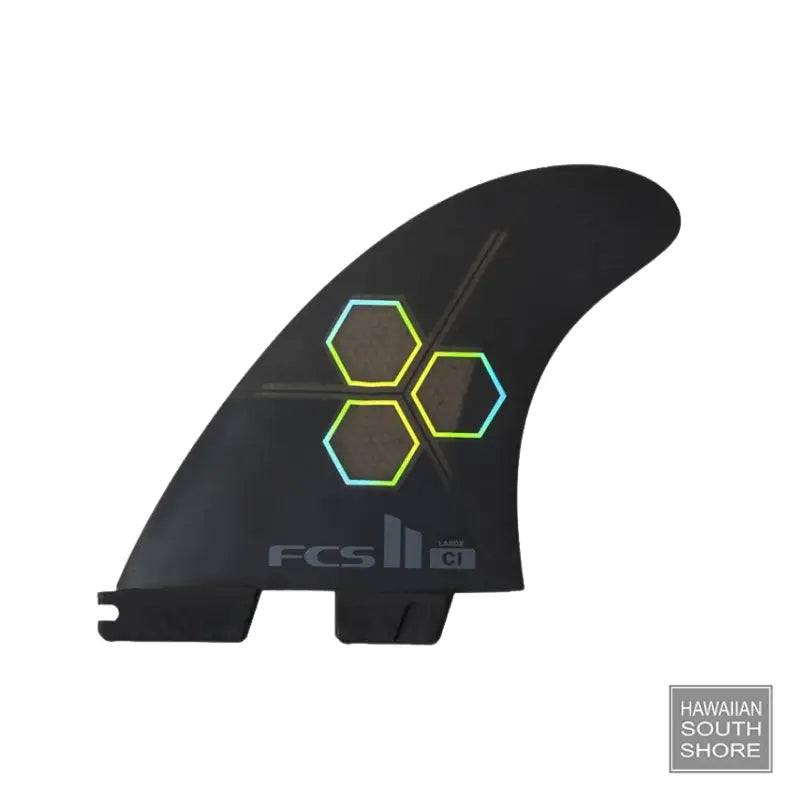 FCS II CI UPRIGHT FIN 3-Fin PC Large Reactor Template Black Color - SHOP SURF ACC. - [Surfboards Surf Shop and Clothing Boutique Honolulu]