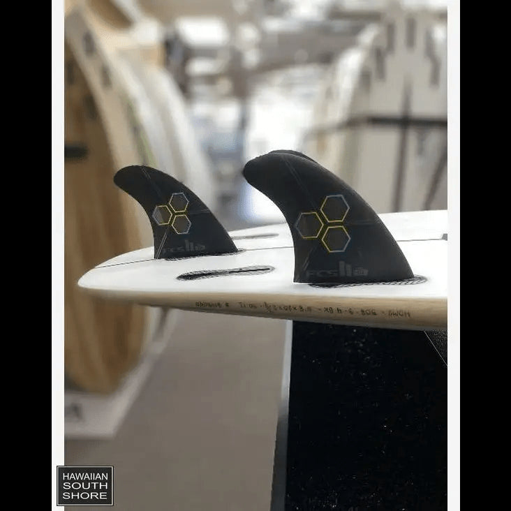 FCS II CI UPRIGHT FIN 3-Fin PC Large Reactor Template Black Color - SHOP SURF ACC. - [Surfboards Surf Shop and Clothing Boutique Honolulu]