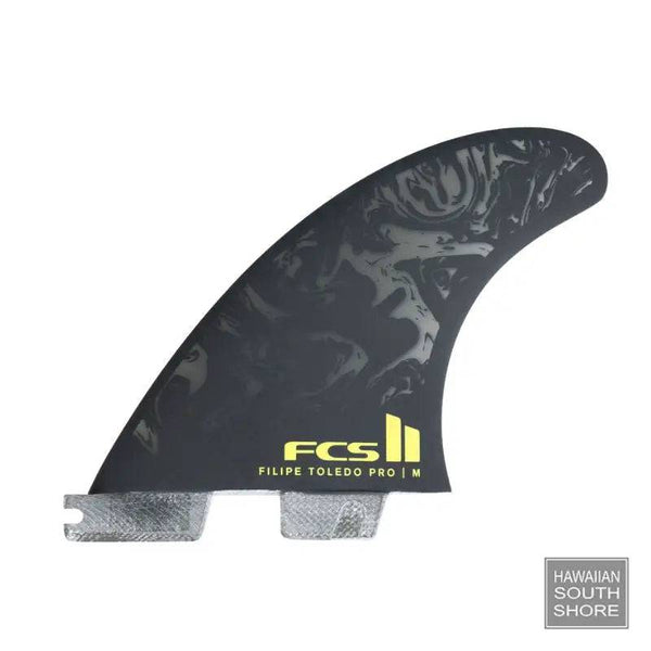 FCS II Filipe Toledo 3 Fin PG PRO (Med-Large) Black Acid - SHOP SURF ACC. - [Surfboards Surf Shop and Clothing Boutique Honolulu]