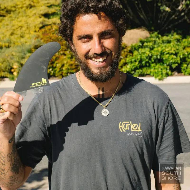 FCS II Filipe Toledo 3 Fin PG PRO (Med-Large) Black Acid - SHOP SURF ACC. - [Surfboards Surf Shop and Clothing Boutique Honolulu]