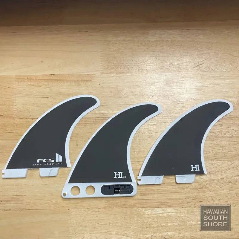 FCS II Harley Ingleby Longboard Tri Fin Set XXL Black - SHOP SURF ACC. - [Surfboards Surf Shop and Clothing Boutique Honolulu]