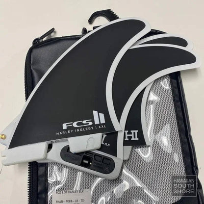 FCS II Harley Ingleby Longboard Tri Fin Set XXL Black - SHOP SURF ACC. - [Surfboards Surf Shop and Clothing Boutique Honolulu]