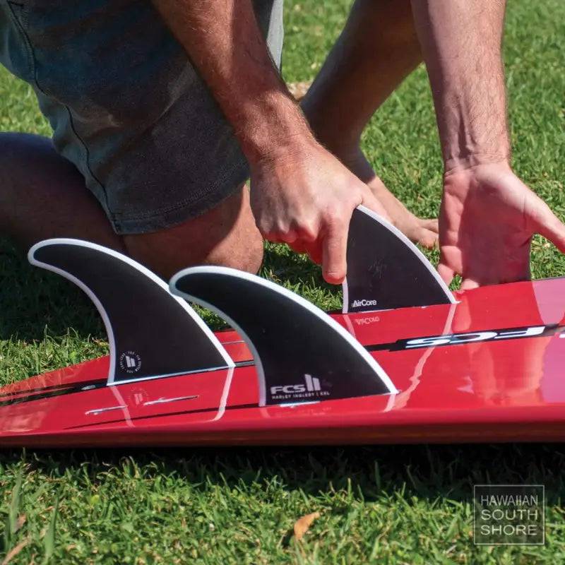 FCS II Harley Ingleby Longboard Tri Fin Set XXL Black - SHOP SURF ACC. - [Surfboards Surf Shop and Clothing Boutique Honolulu]