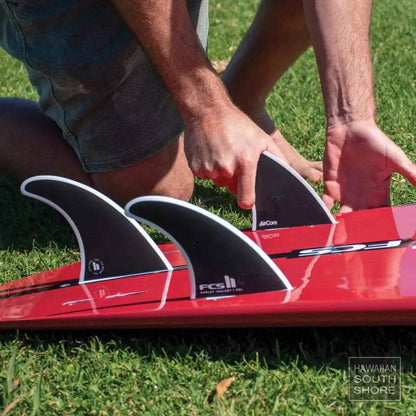 FCS II Harley Ingleby Longboard Tri Fin Set XXL Black - SHOP SURF ACC. - [Surfboards Surf Shop and Clothing Boutique Honolulu]