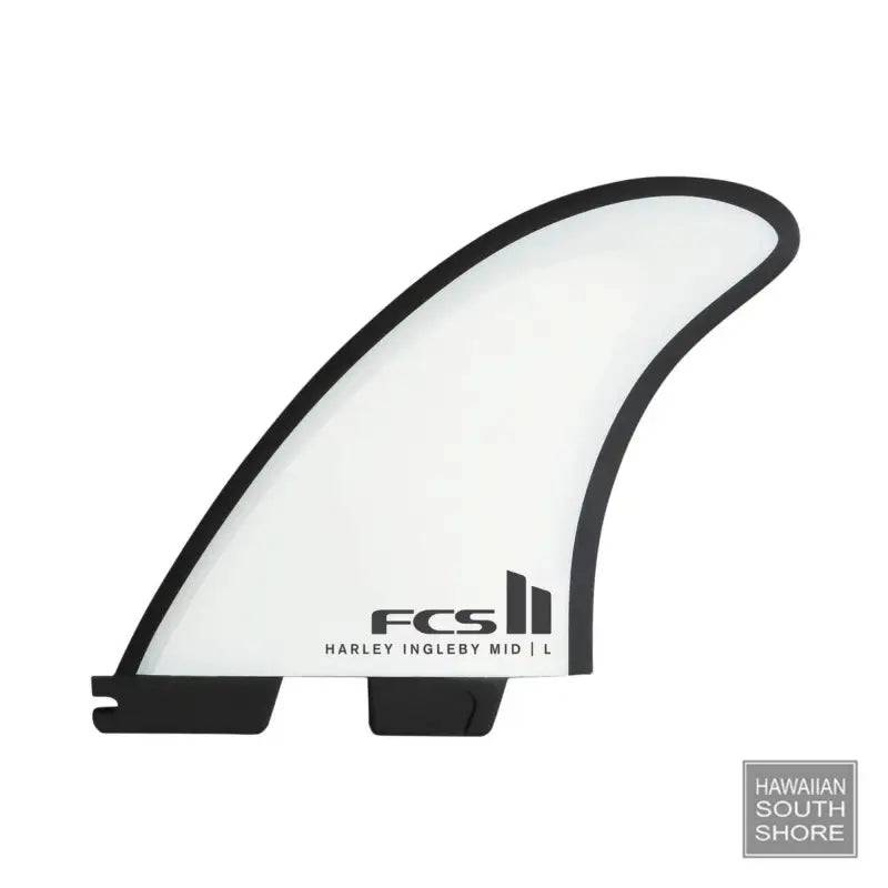 FCS II HARLEY INGLEBY MID TRI-QUAD FIN SET Large Performance Core White/Black - SHOP SURF ACC. - [Surfboards Surf Shop and Clothing Boutique Honolulu]