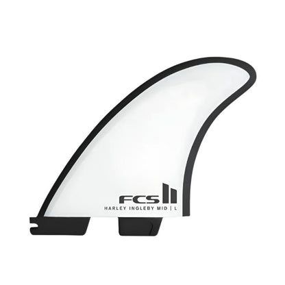 FCS II HARLEY INGLEBY MID TRI-QUAD FIN SET Large Performance Core White/Black - SHOP SURF ACC. - [Surfboards Surf Shop and Clothing Boutique Honolulu]