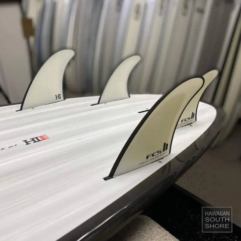 FCS II HARLEY INGLEBY MID TRI-QUAD FIN SET Large Performance Core White/Black - SHOP SURF ACC. - [Surfboards Surf Shop and Clothing Boutique Honolulu]