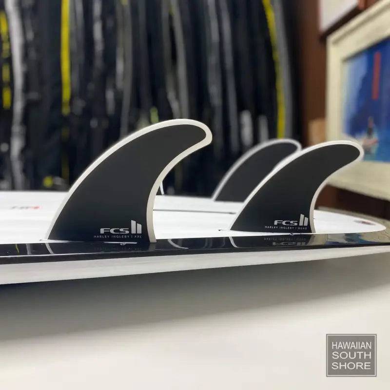 FCS II HARLEY INGLEBY QUAD FIN SET XXL Black - SHOP SURF ACC. - [Surfboards Surf Shop and Clothing Boutique Honolulu]