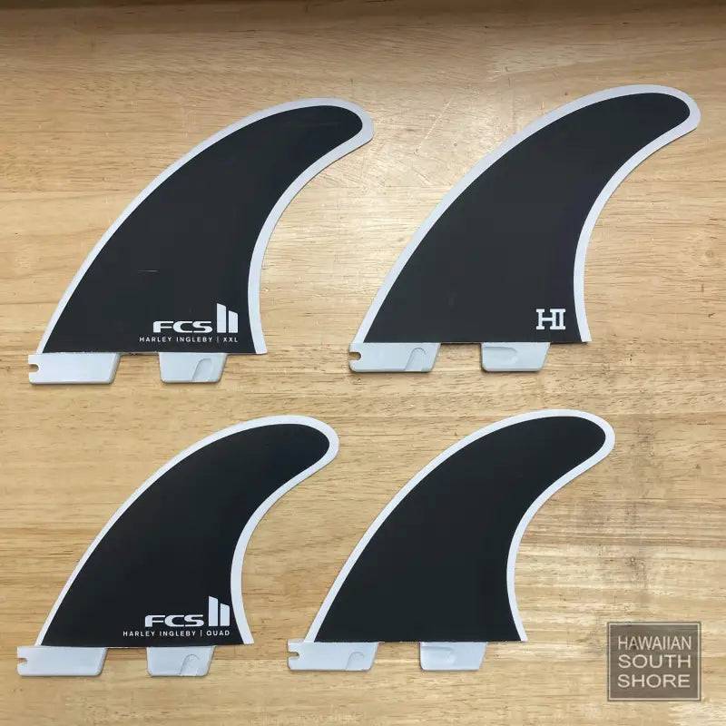 FCS II HARLEY INGLEBY QUAD FIN SET XXL Black - SHOP SURF ACC. - [Surfboards Surf Shop and Clothing Boutique Honolulu]