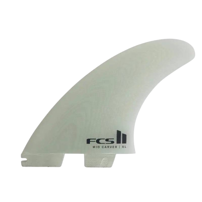 FCS II MID CARVER THRUSTER FIN SET XL Clear - SHOP SURF ACC. - [Surfboards Surf Shop and Clothing Boutique Honolulu]